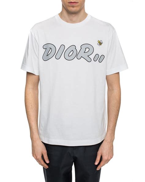 kaws x dior logo t shirt white|where to buy KAWS Dior.